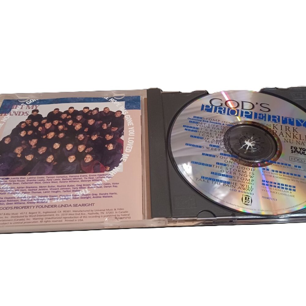 God's Property by Kirk Franklin (1997, CD) - Picture 3 of 3